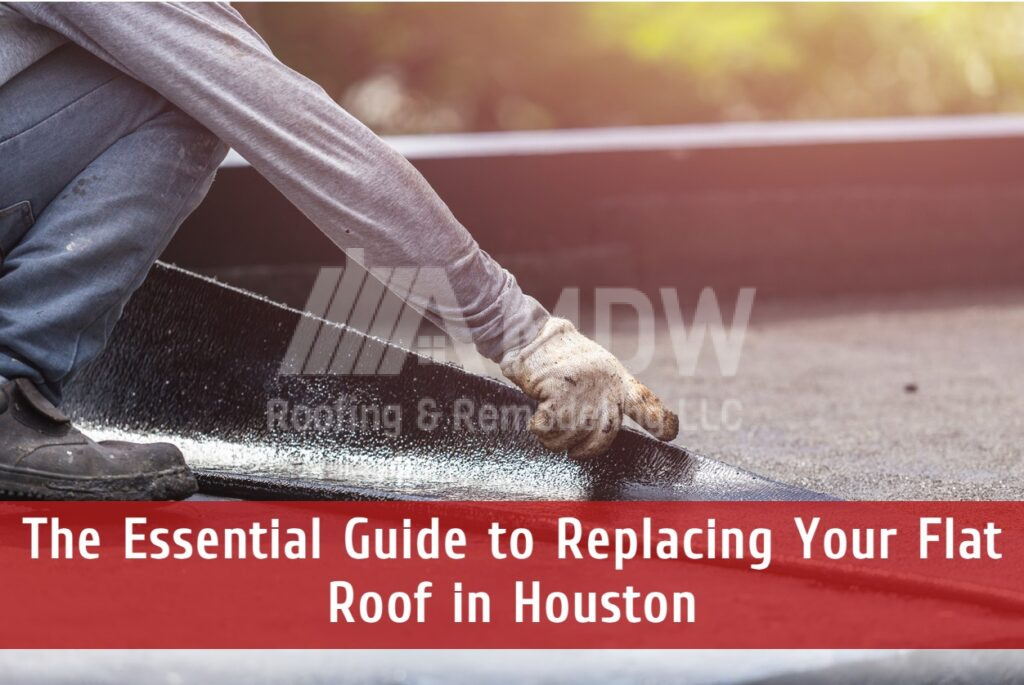 Residential flat roof repair