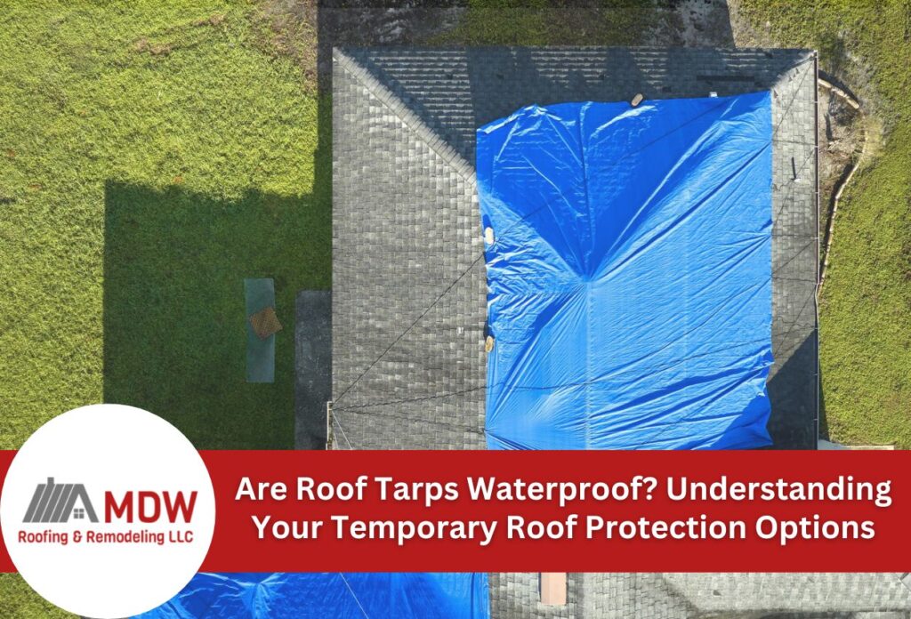 Are Roof Tarps Waterproof? Understanding Your Temporary Roof Protection Options