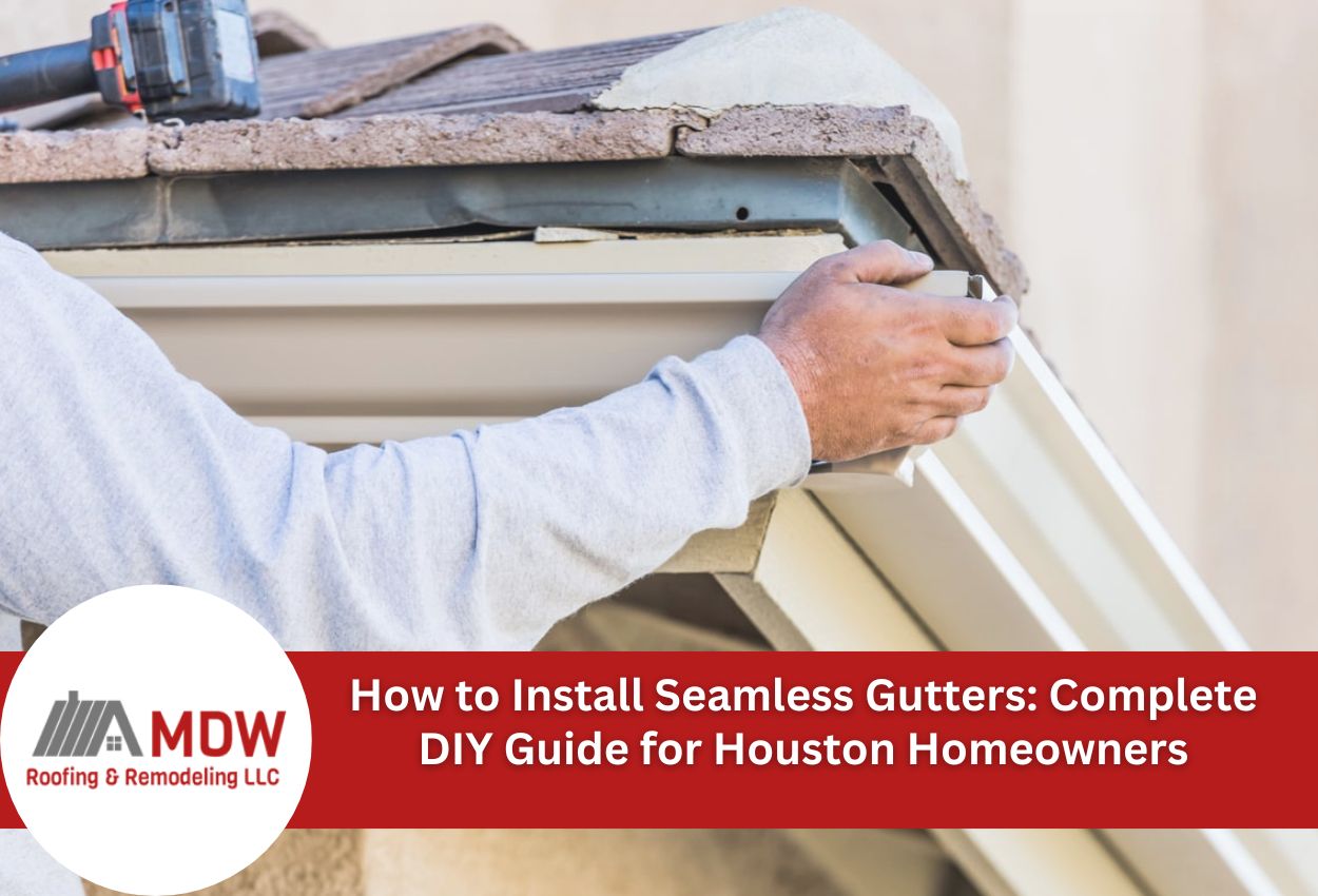 How to Install Seamless Gutters: Complete DIY Guide for Houston Homeowners