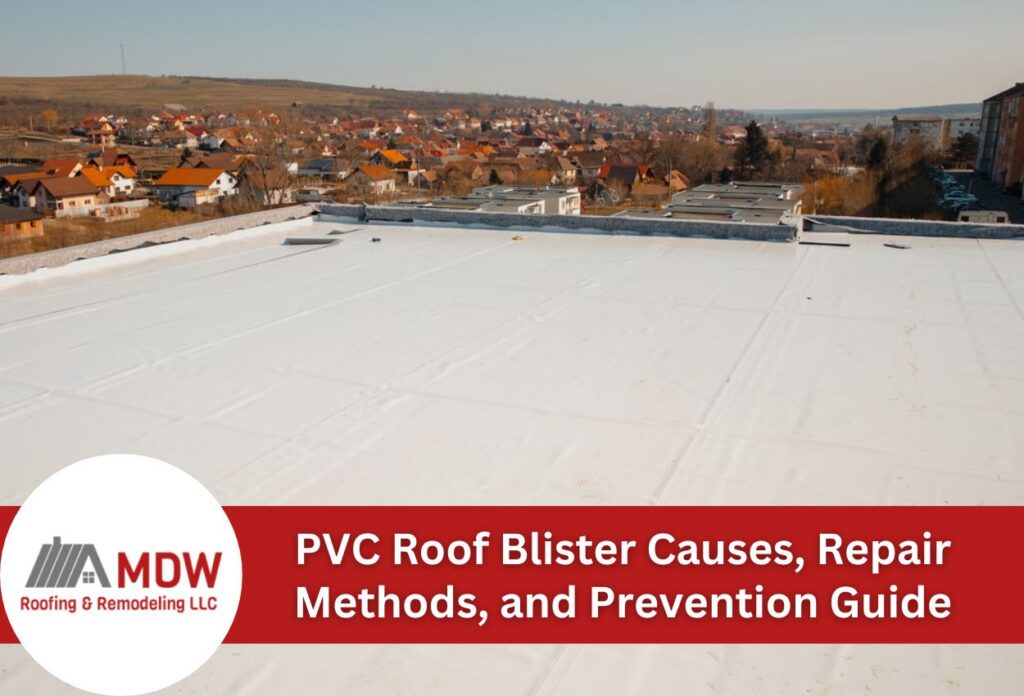 PVC Roof Blister Causes Repair Methods and Prevention Guide